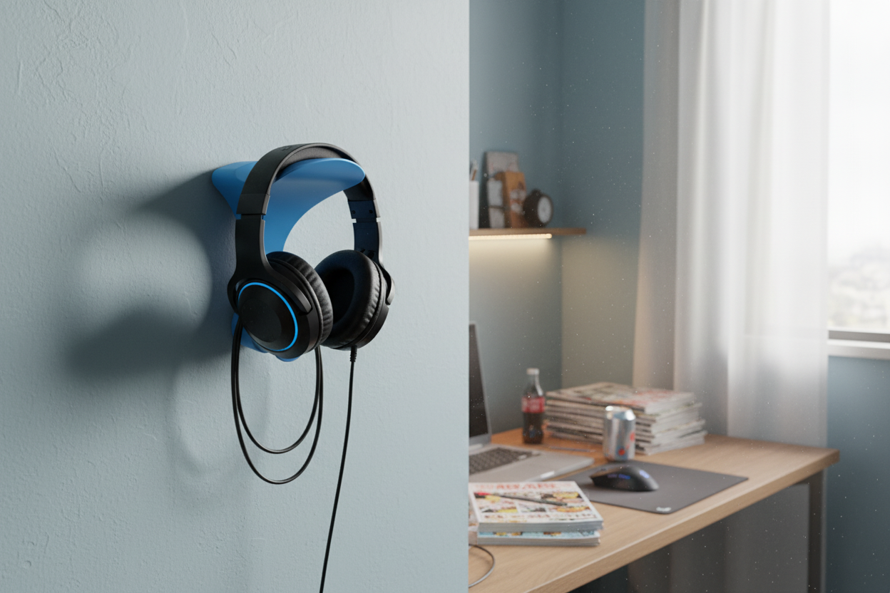 Wall Mounted Headphone Holder