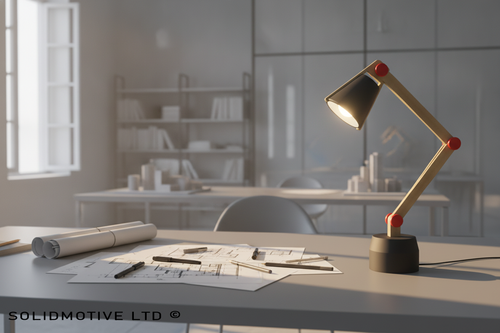 Minimalist Designer Desk Lamp